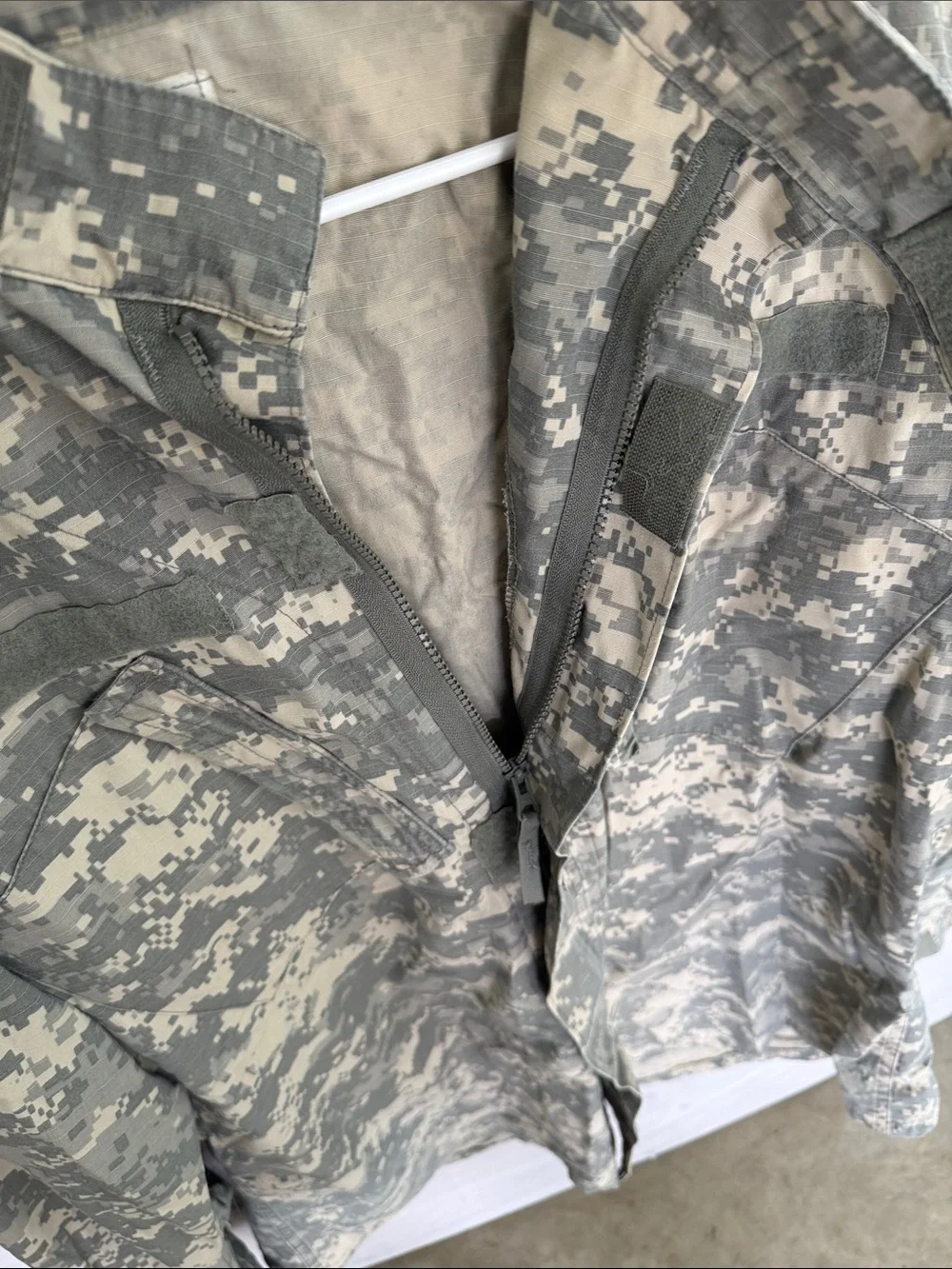 Men's Digital Camouflage Field Jacket - Gray Green & Tan Military Jacket